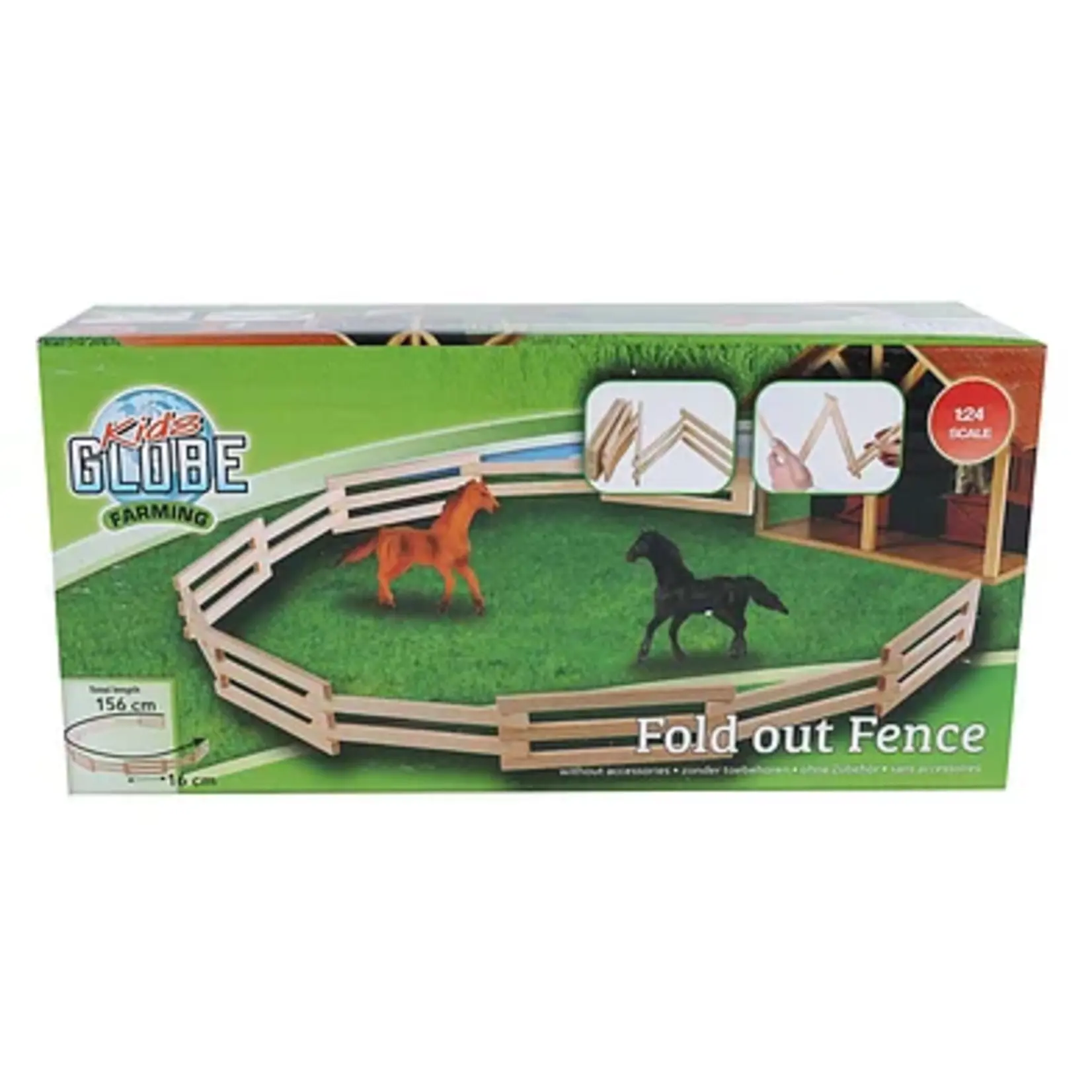 Kids Globe Accessoires de ferme Kids Globe Clôture en bois – 1:24
