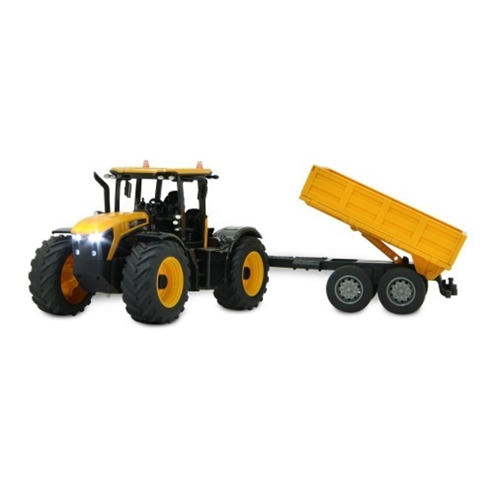 Tracteur JCB Fastrac avec remorque basculante – 1:24