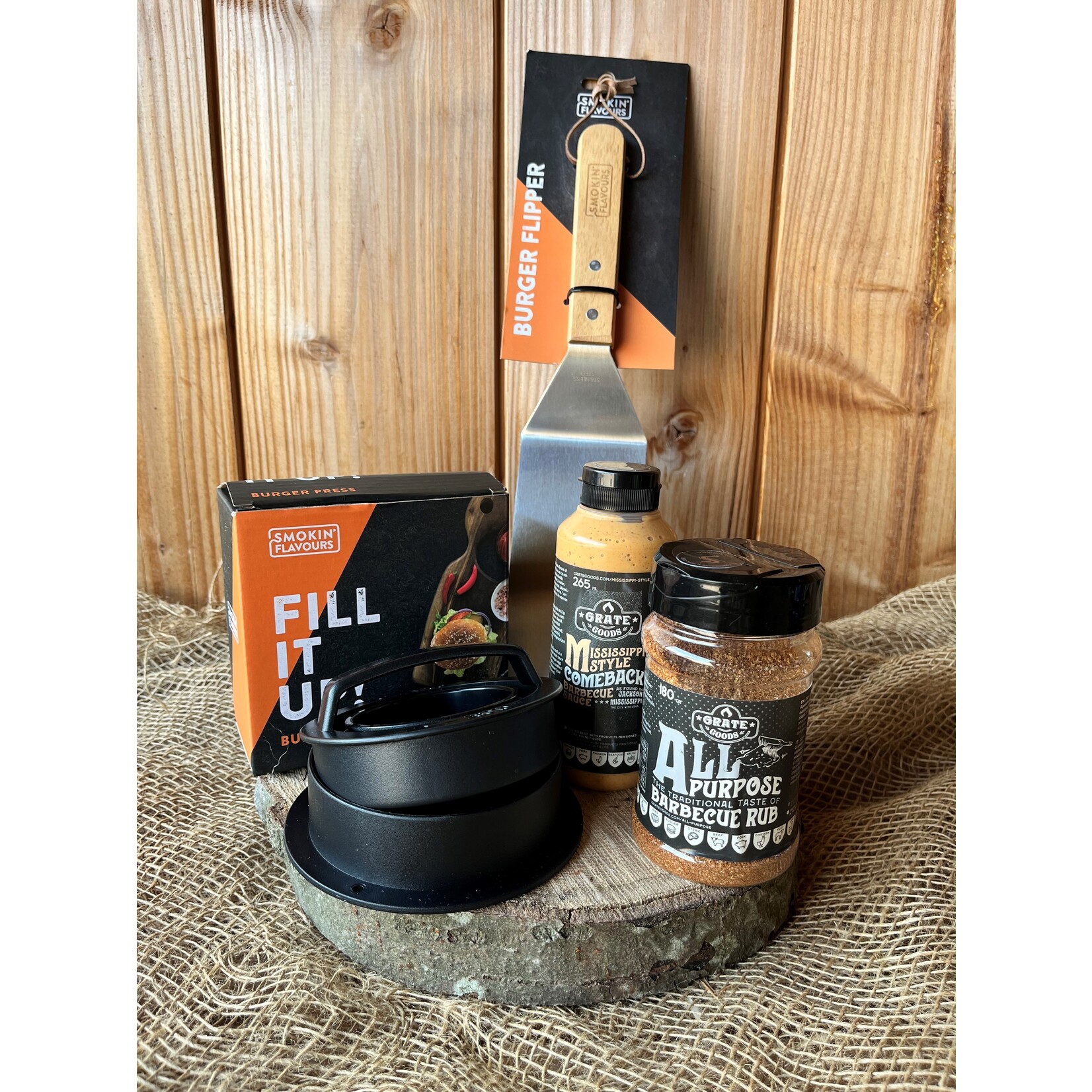 Hamburger BBQ cadeaupakket