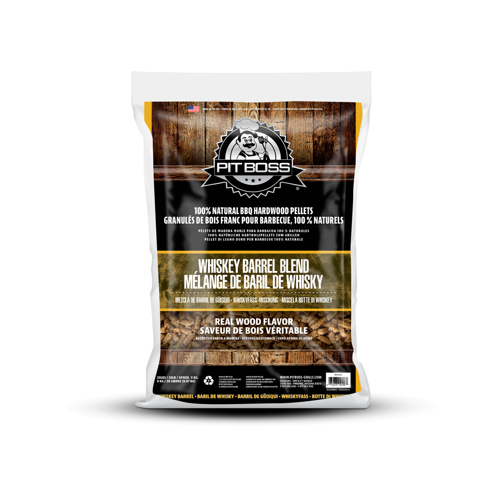 Pit Boss 9kg  Whiskey mix hardhout pellets