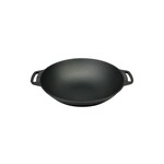 Valhal Outdoor Wokpan Gietijzer met Handgrepen 36 cm