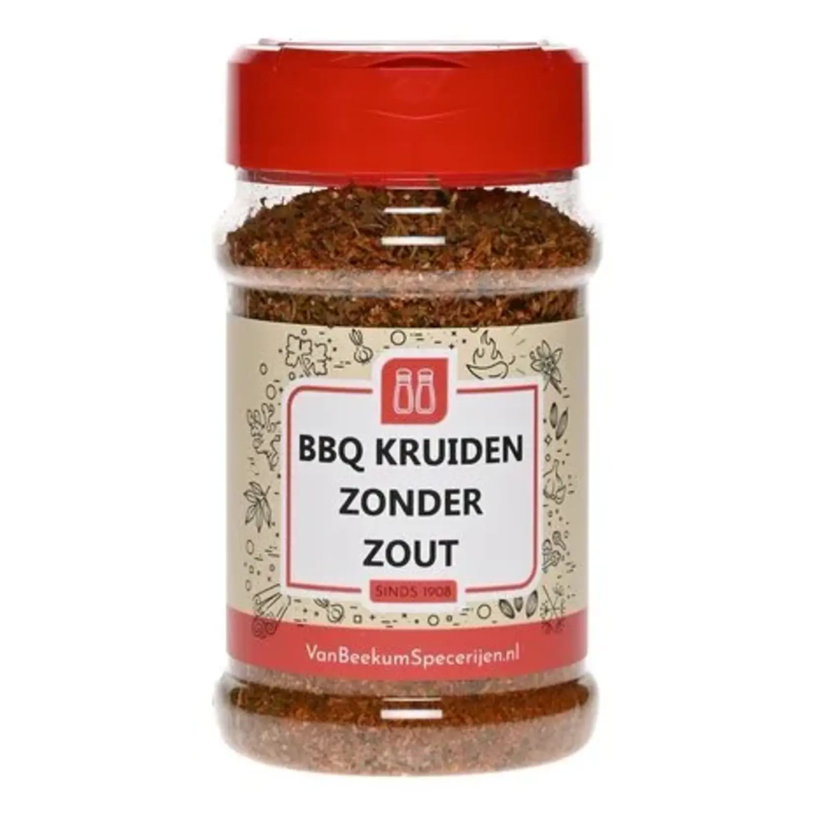 van Beekum specerijen BBQ kruiden zonder zout 110 gram