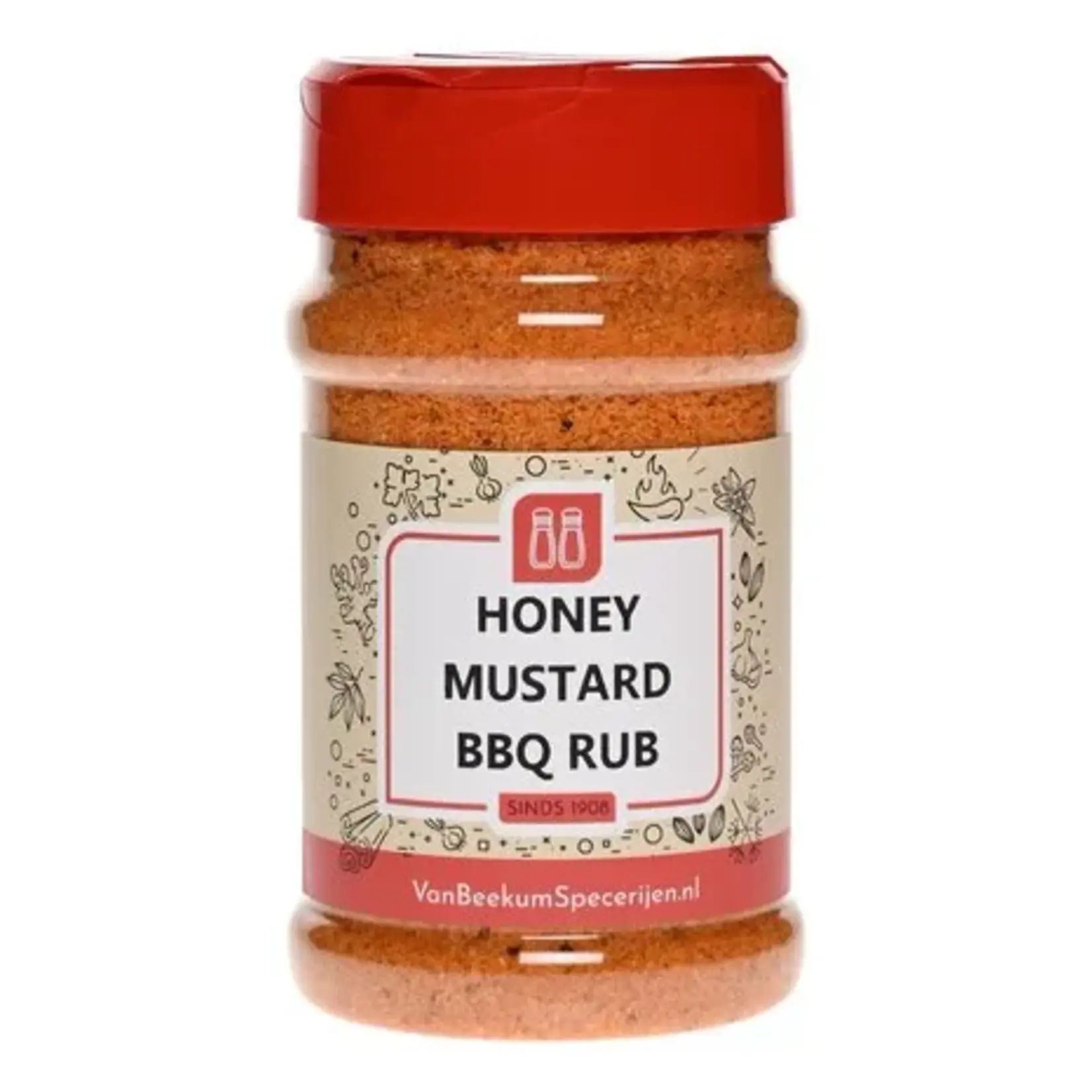 van Beekum specerijen Honey Mustard BBQ rub 225 gram