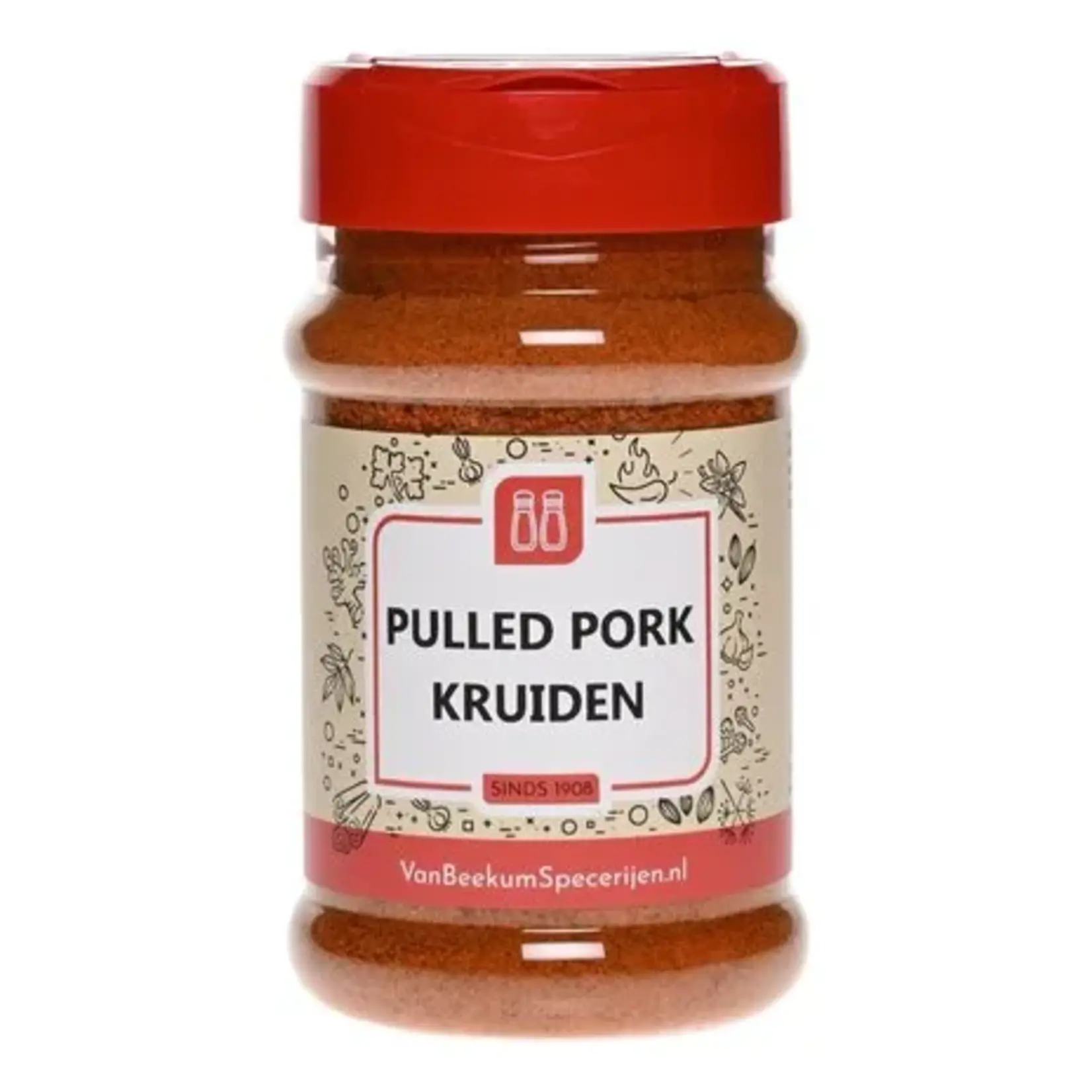 van Beekum specerijen Pulled Pork rub 200 gram