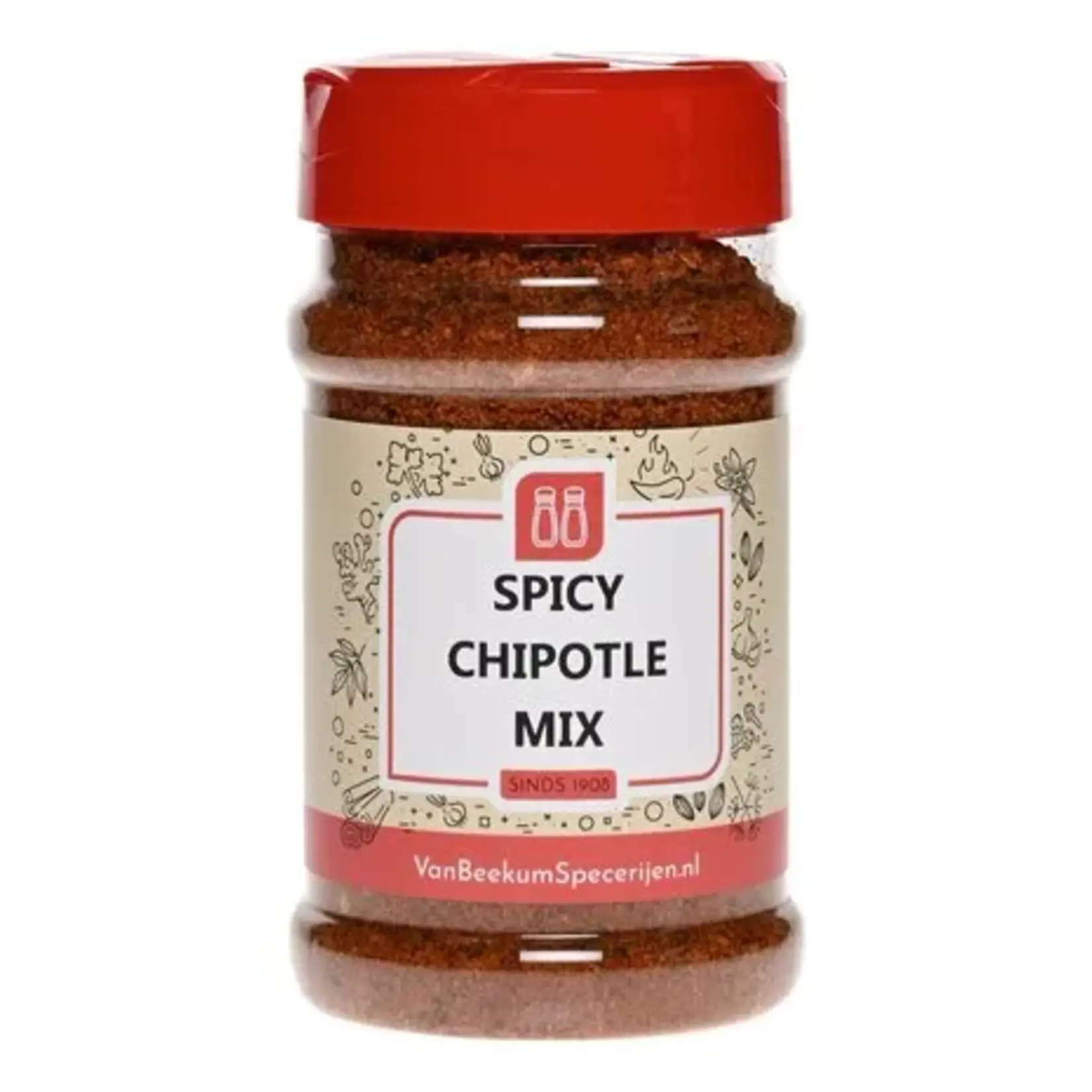 van Beekum specerijen Spicy Chipotle rub 200 gram