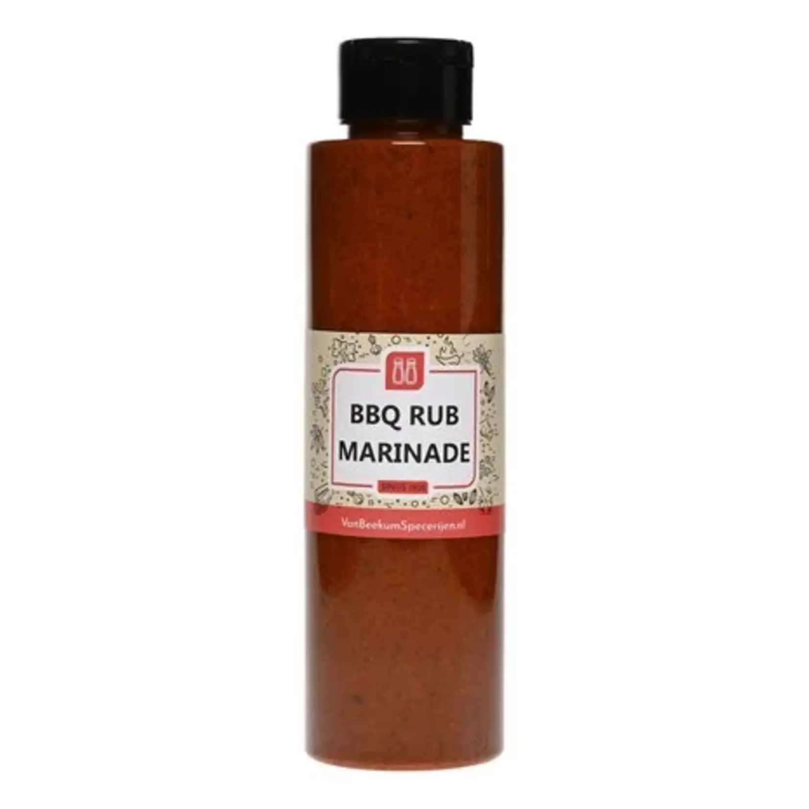van Beekum specerijen BBQ rub marinade 500 ml