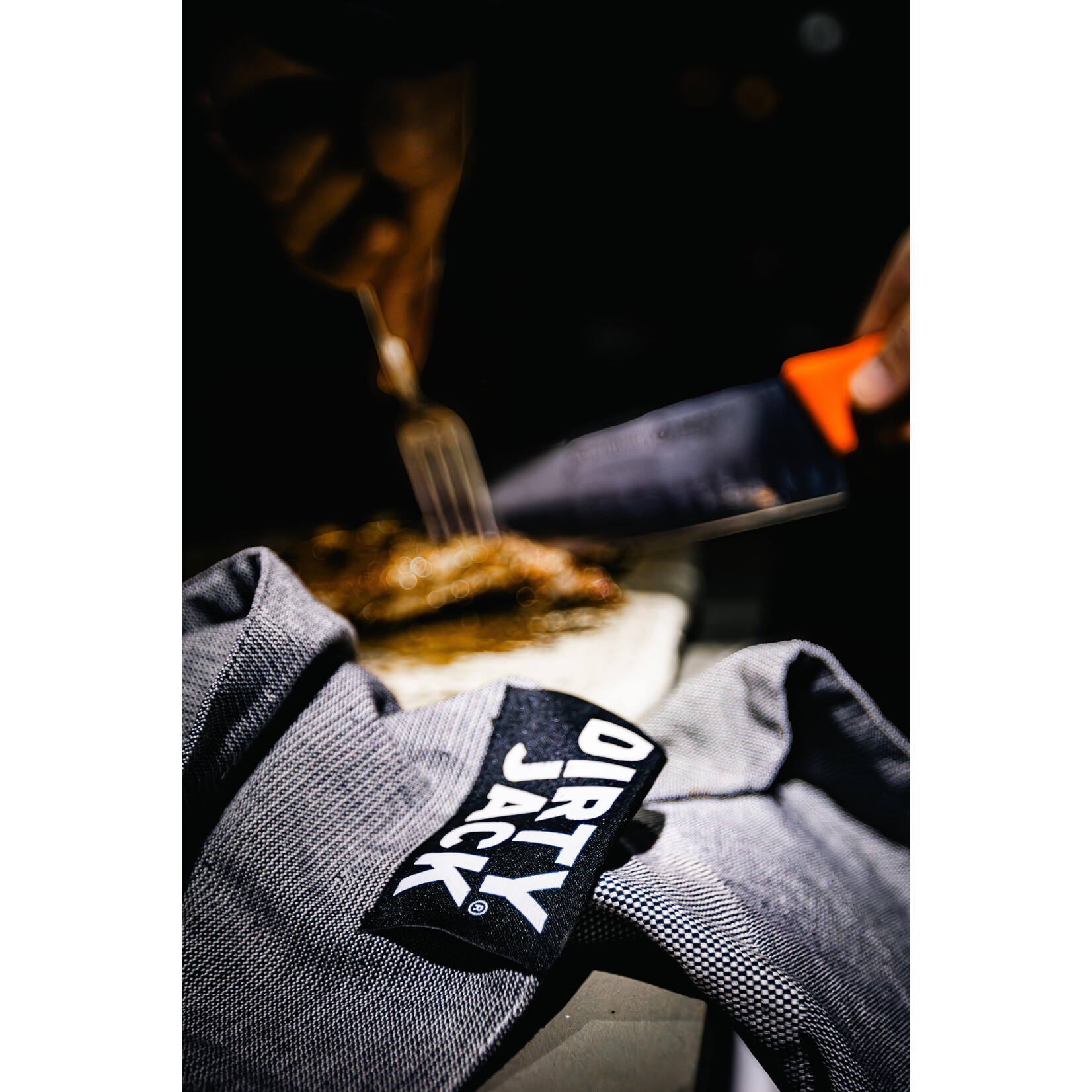 Dirty Jack Dirty Jack kookdoek Charcoal - Black label