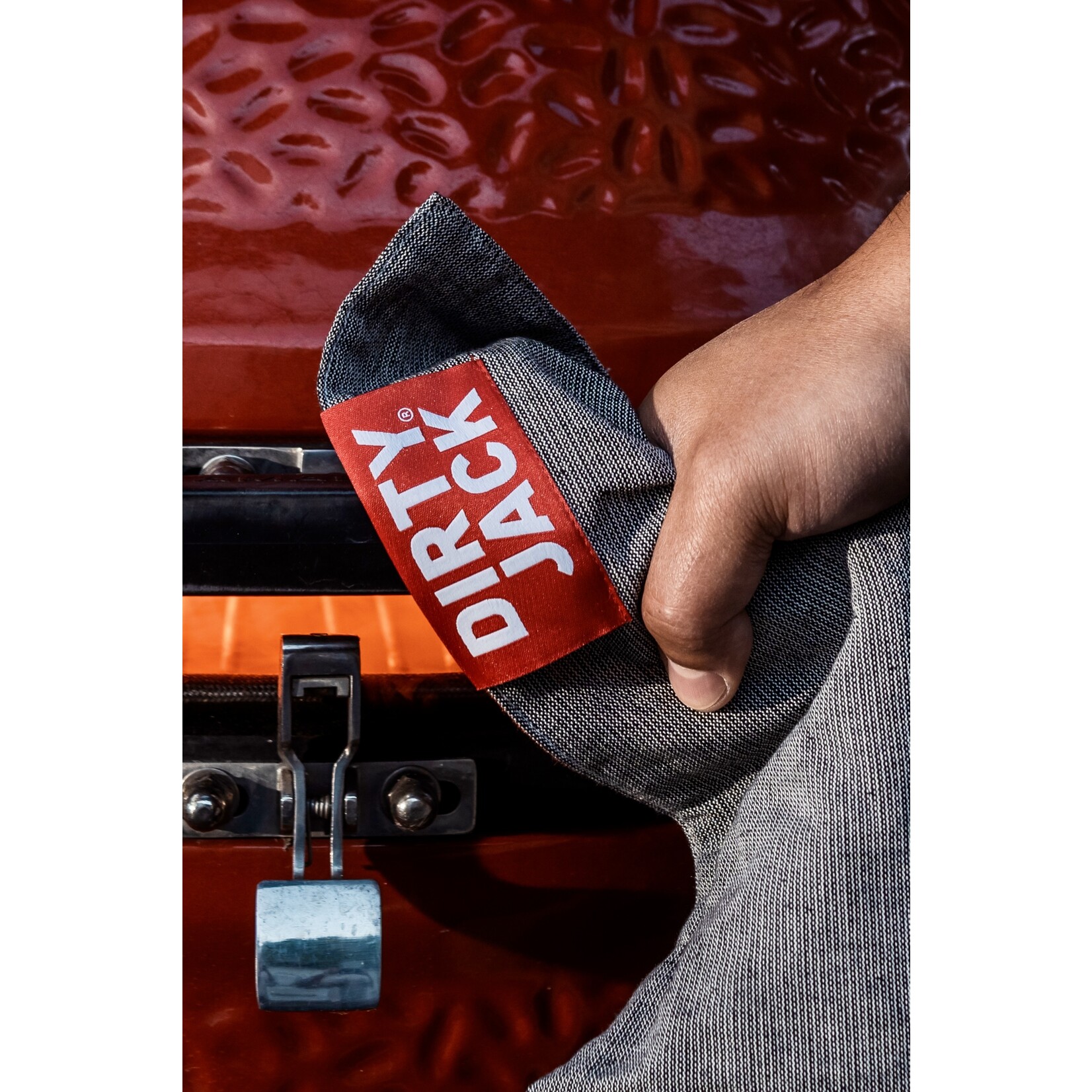 Dirty Jack Dirty Jack kookdoek Charcoal - Red label