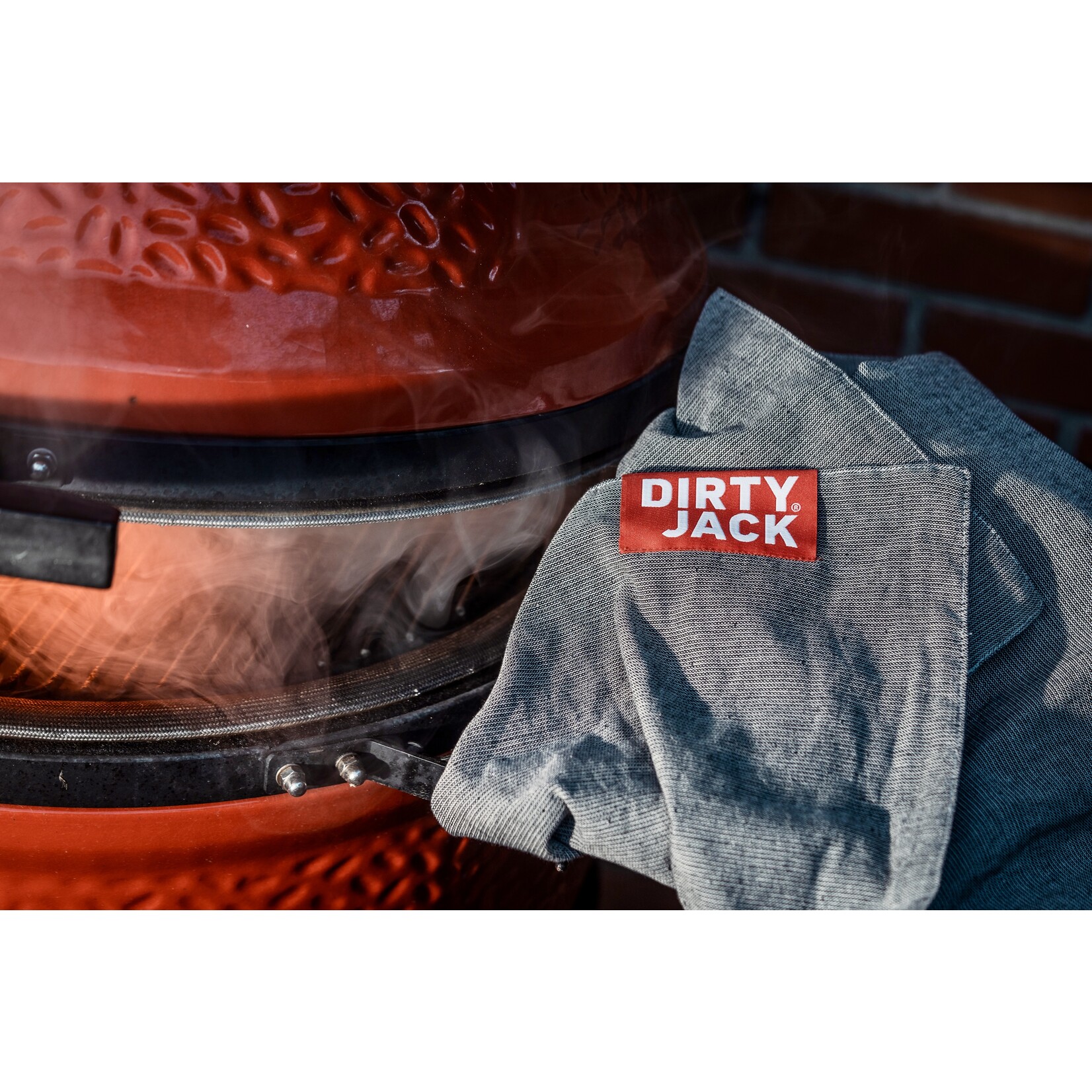 Dirty Jack Dirty Jack kookdoek Charcoal - Red label