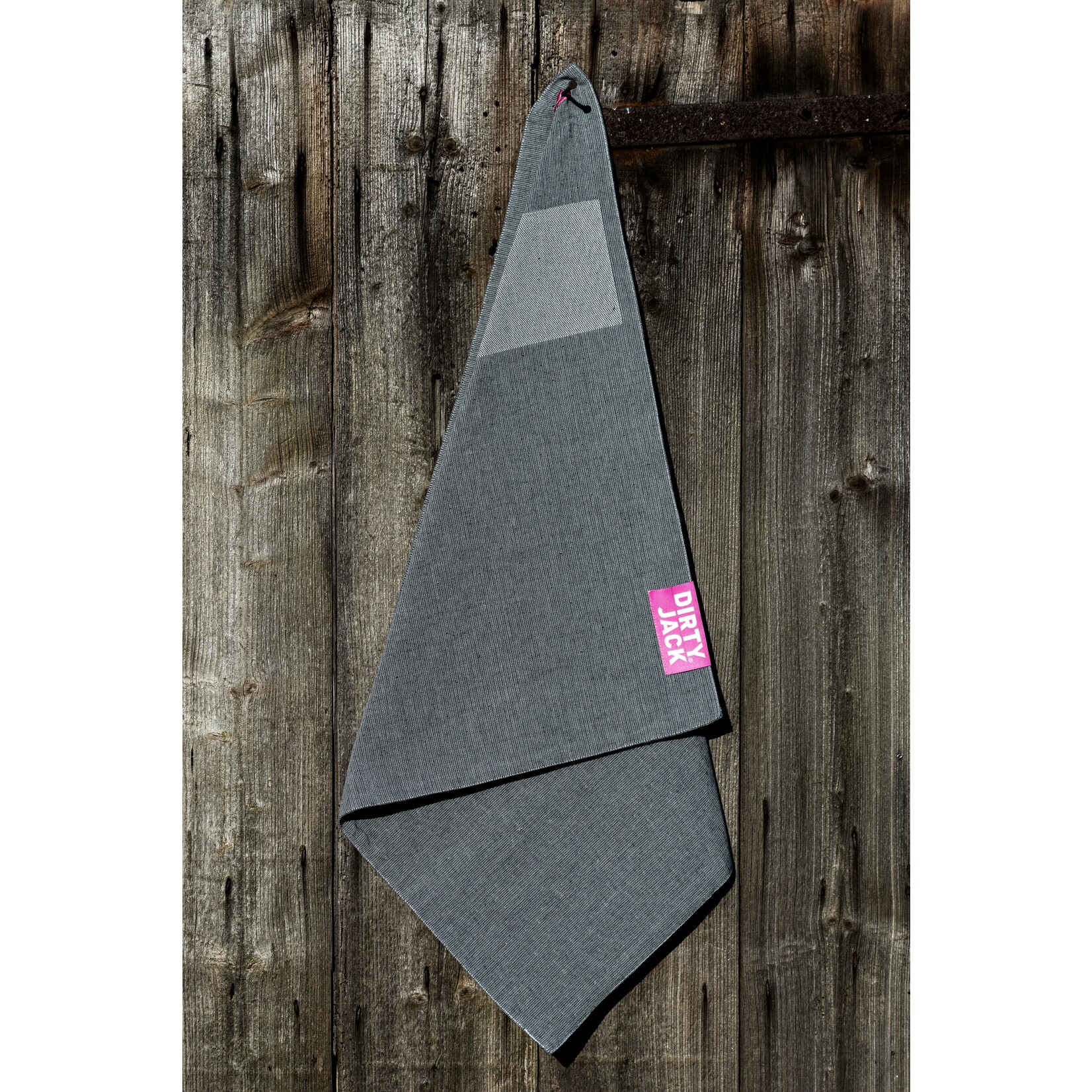Dirty Jack Dirty Jack kookdoek Charcoal - Pink label