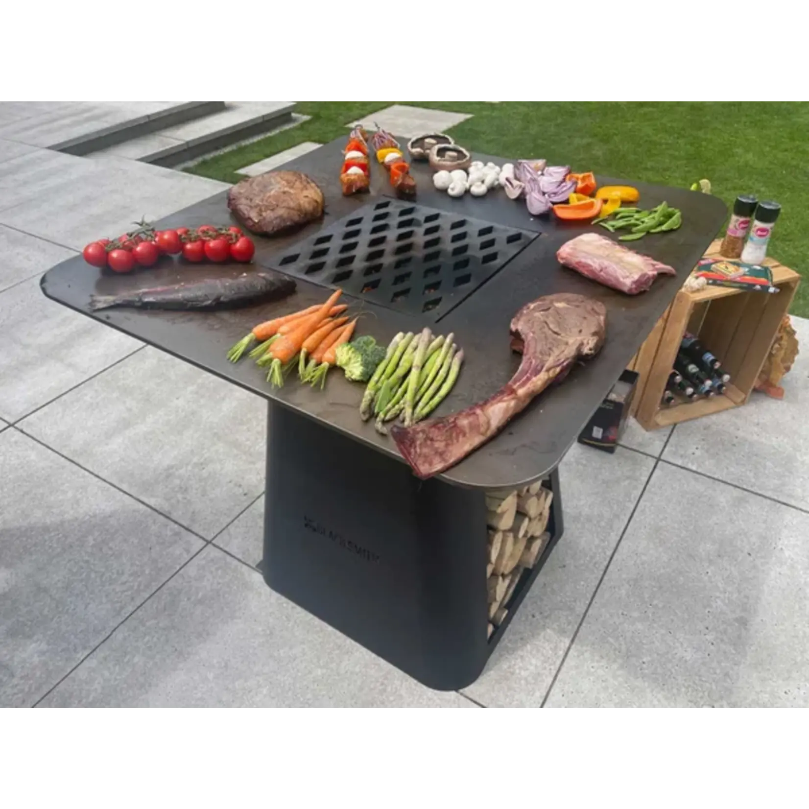 Blacksmith outdoor cooking Blacksmith Rowtag grill 100cm
