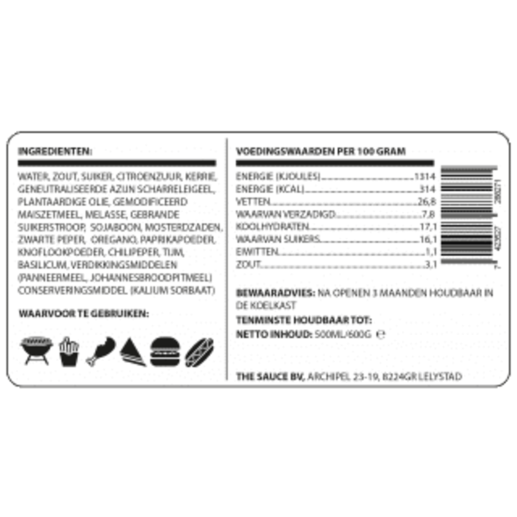 The Sauce The Sauce 500ml