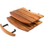 Keij Kamado Keij Kamado Walnoot houten zijtafels en handvat