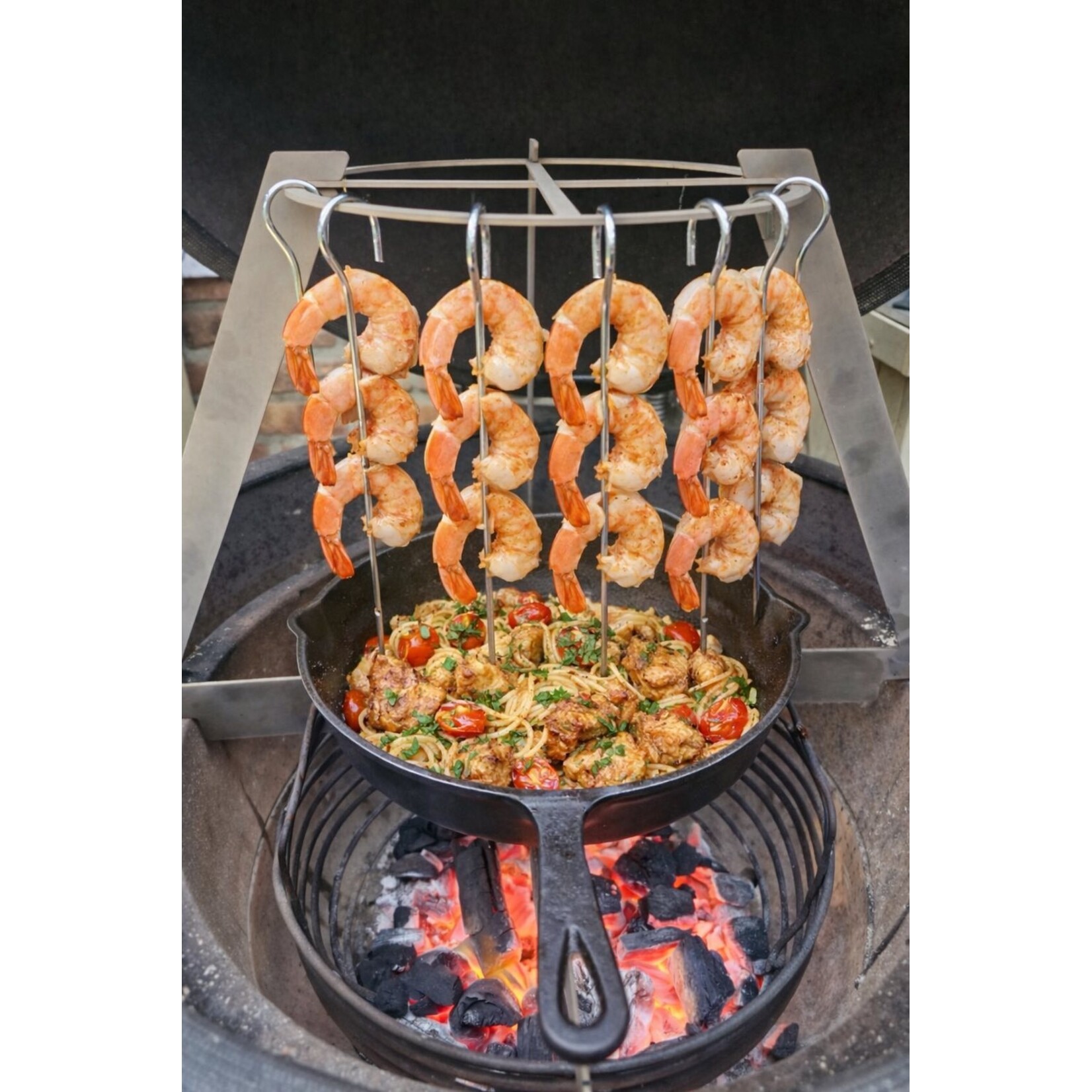 Kamado Spies en skillet rek S (compact)