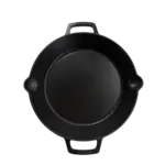 Keij Kamado Keij 26cm skillet met 2 handvaten L  zwart geëmailleerd