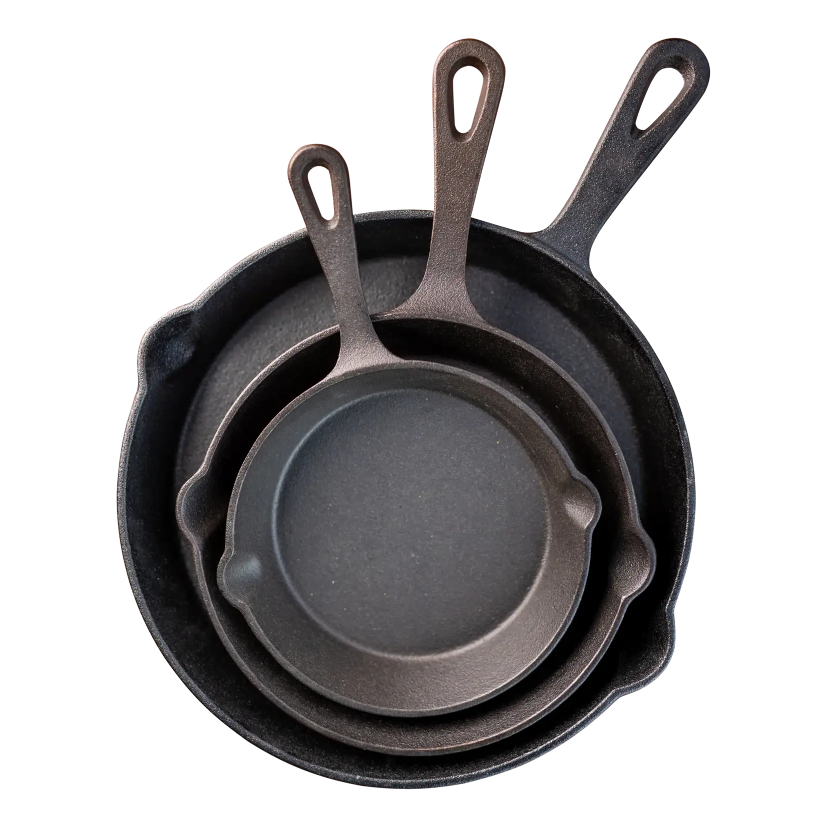 Keij Kamado Keij Skillet set 3 stuks (15, 20 &25cm) zwart geëmailleerd