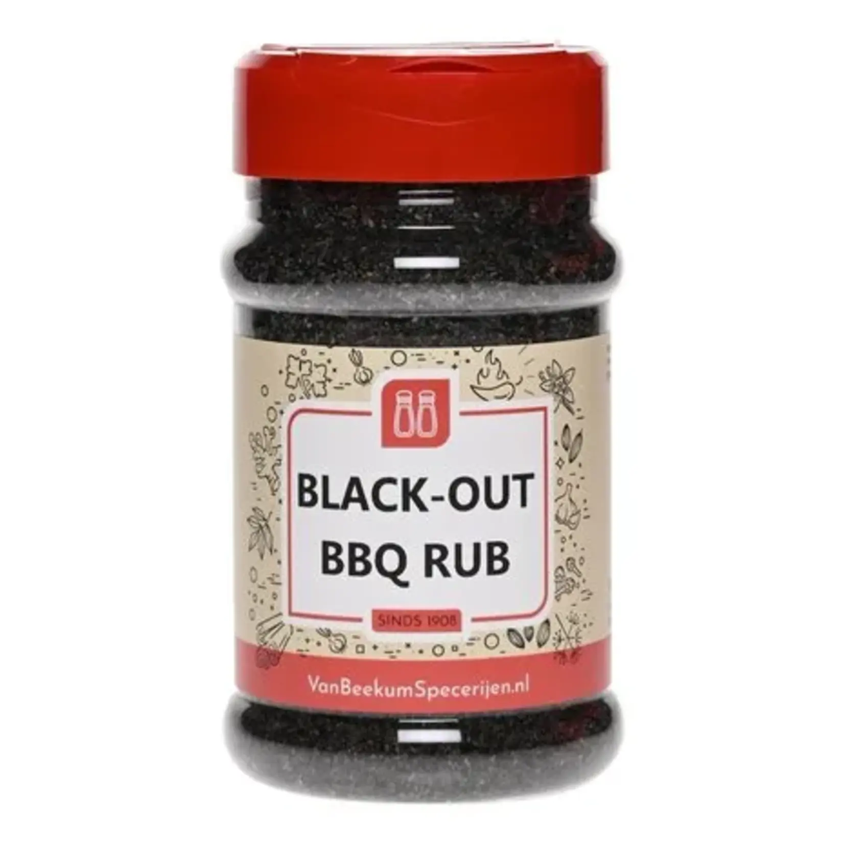 van Beekum specerijen Black-Out BBQ Rub