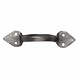 Good in Style Smeedijzeren handgreep punt 105mm - Pewter Good in Style Smeedijzeren handgreep punt 105mm - Pewter
