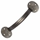 Good in Style Smeedijzeren handgreep rond 203mm - Pewter Good in Style Smeedijzeren handgreep rond 203mm - Pewter
