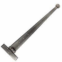 Smeedijzeren scharnier rond 458mm - Pewter