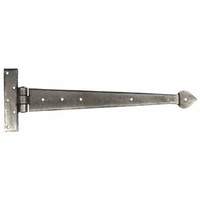Smeedijzeren scharnier punt 380mm - Pewter