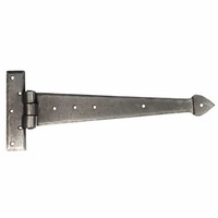 Smeedijzeren scharnier punt 305mm - Pewter