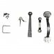 Good in Style Smeedijzeren klinkstel "Rond" - Pewter Good in Style Smeedijzeren klinkstel "Rond" - Pewter