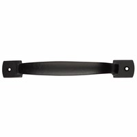 Gietijzeren industriele greep D 203mm - zwart gelakt