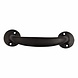 Good in Style Handgreep gebogen zwart gelakt 15cm - Ronde voetplaat Good in Style Handgreep gebogen zwart gelakt 15cm - Ronde voetplaat