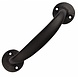 Good in Style Handgreep gebogen zwart gelakt 15cm - Ronde voetplaat Good in Style Handgreep gebogen zwart gelakt 15cm - Ronde voetplaat