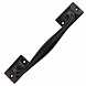 Good in Style Handgreep zwart gelakt Rechthoek 25cm Good in Style Handgreep zwart gelakt Rechthoek 25cm