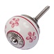 Good in Style Porseleinen meubelknop wit met roze bloemetjes Good in Style Porseleinen meubelknop wit met roze bloemetjes