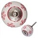 Good in Style Porseleinen meubelknop wit met roze bloemetjes Good in Style Porseleinen meubelknop wit met roze bloemetjes
