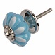 Good in Style Porseleinen meubelknop blauw wit bloem Good in Style Porseleinen meubelknop blauw wit bloem