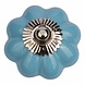 Good in Style Porseleinen meubelknop bloem blauw Good in Style Porseleinen meubelknop bloem blauw