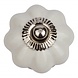 Good in Style Porseleinen meubelknop wit bloem Good in Style Porseleinen meubelknop wit bloem