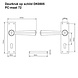Good in Style Gietijzeren deurkruk op schild - kastslot - pc-maat 72 Good in Style Gietijzeren deurkruk op schild - kastslot - pc-maat 72