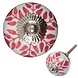 Good in Style Porseleinen meubelknop wit roze blaadjes Good in Style Porseleinen meubelknop wit roze blaadjes