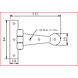 Good in Style Smeedijzeren scharnier rond 100mm - Pewter Good in Style Smeedijzeren scharnier rond 100mm - Pewter