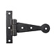 Good in Style Smeedijzeren scharnier rond 100mm Good in Style Smeedijzeren scharnier rond 100mm