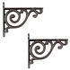 Good in Style Plankdrager 103 x 90mm "Krul" blank gelakt Good in Style Plankdrager 103 x 90mm "Krul" blank gelakt