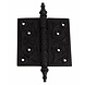 Good in Style Bladscharnier ijzer zwart 102 x 102mm Good in Style Bladscharnier ijzer zwart 102 x 102mm