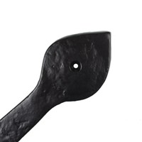 Gietijzeren sierscharnier zwart 445 x 155 mm
