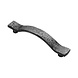 Fingertip Designs Gietijzeren handgreep hamerslag-pewter 154mm Fingertip Designs Gietijzeren handgreep hamerslag-pewter 154mm