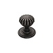 Fingertip Designs Gietijzeren kastdeurknop 27mm - bloem Pewter Fingertip Designs Gietijzeren kastdeurknop 27mm - bloem Pewter