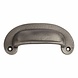 Fingertip Designs Komgreep pewter ovaal 85mm Fingertip Designs Komgreep pewter ovaal 85mm