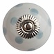 Good in Style Porseleinen meubelknop wit met grijze stippels Good in Style Porseleinen meubelknop wit met grijze stippels