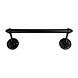Good in Style Handdoekrek zwart gelakt 33cm met grote haken Good in Style Handdoekrek zwart gelakt 33cm met grote haken