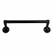 Good in Style Handdoekrek zwart gelakt 33cm, kleine haken Good in Style Handdoekrek zwart gelakt 33cm, kleine haken