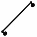 Good in Style Handdoekrek zwart gelakt 63cm Good in Style Handdoekrek zwart gelakt 63cm